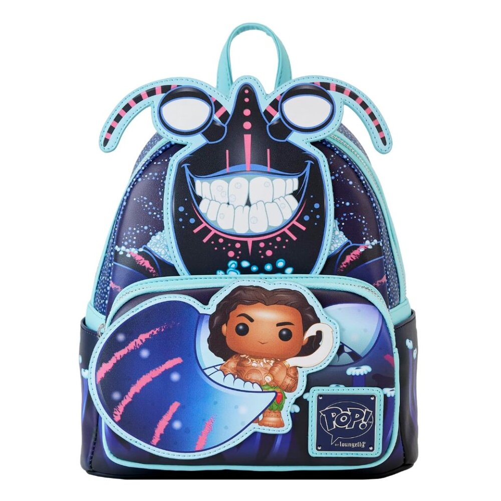 Loungefly Disney Villains Moana - Tamatoa Glow in The Dark Mini-Backpack